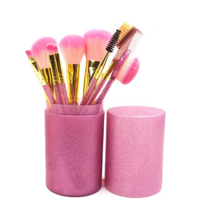 

9 Pcs Make Up Brushes Kit Eyeshadow Brush Foundation Brush With a Box