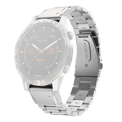 

〖Follure〗Luxury Stainless Steel Quick Release Easy Fit Wristband For Garmin MARQ 5 Style