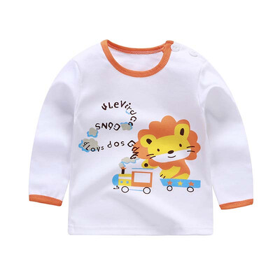

baby girl Spring Autumn For 1-4 Years Children Tops Tees Cotton Cartoon Print Little Baby Kids Girls Long Sleeve T Shirts