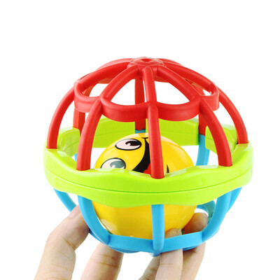 

YIWULASafety Baby Toddler Teether Hand Shake Bell Rattle Ball Bottle Toy