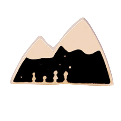 

Cute Pineapple Flowers Houses Hot Air Balloon Metal Brooch For Women Suit Hats Clips Corsages