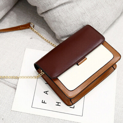 

Fashion Small Crossbody Bags For Women PU Leather Shoulder Messenger Bag For Girl Hasp Ladies Solid Flap Bag