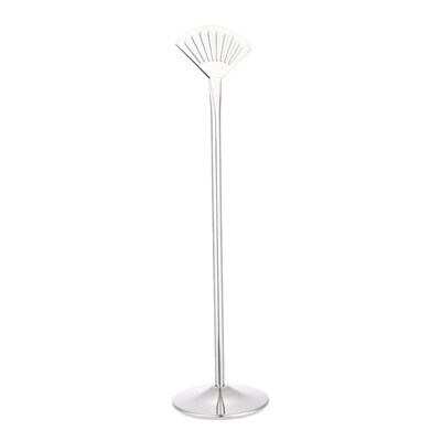 

Portable 12" Stainless Steel Fan Shaped Table Number Place Card Holder Menu Stand for Wedding Restaurant Home Living D8E0K8V4