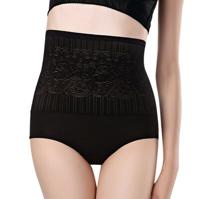 

Women Sexy Body Shaper High Wasit Flower Lace Panties Briefs Women Panties Plus Size Underwear