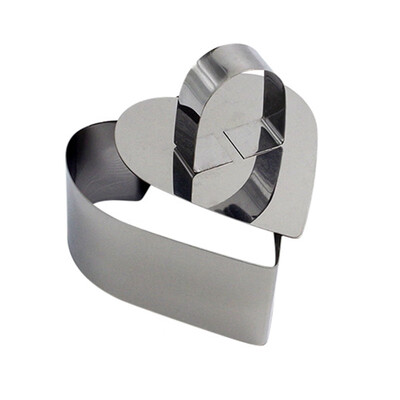 

Stainless Steel Cake Ring Portable Small Mousse Cake Ring Kitchen Baking Supplies1