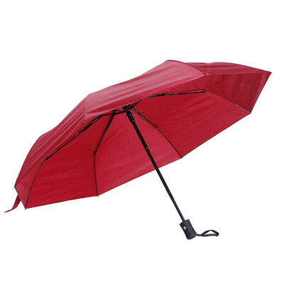 

810 Bone Automatic Umbrella Anti-UV SunRain Windproof 3 Folding Umbrella