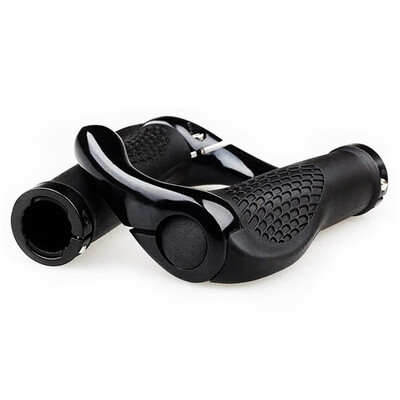 

1 Pair Bike Handlebar Carbon Handlebar Cycling Mountain Bike Lock-On Handlebar Cover Handle Bar End