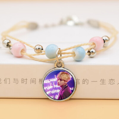 

Kpop BTS Bangtan Boys League Rope Gemstone Bracelet