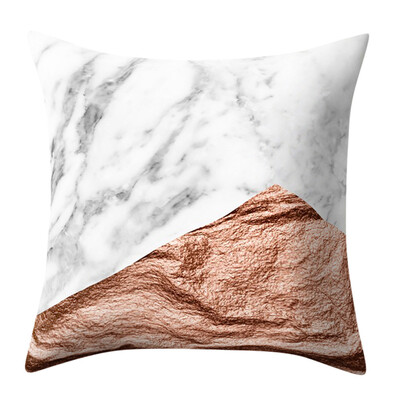 

〖Follure〗Geometric Marble Texture Throw Pillow Case Cushion Cover Sofa Home Decor