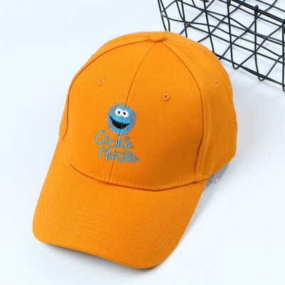 

Korean cartoon graffiti Cap Street retro curved brim Hat casual ins couple letters Sun Hat
