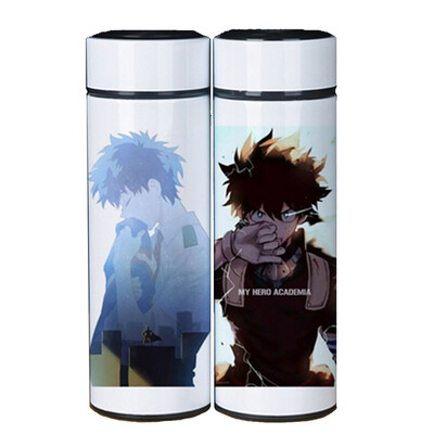 

CAR-TOBBY Anime My Hero Academia 350ml Thermos Vacuum Cup Water Bottle Mug Cosplay Gift