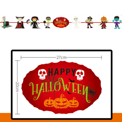 

Toponeto Pull Flower Theme Long Hanging Bunting Banner for Halloween best