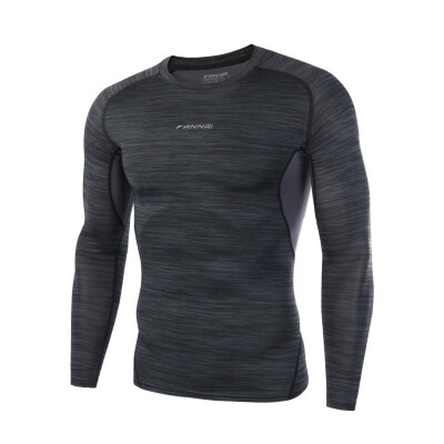 

Hot sale top Gym Long Sleeve Compression Man Sport T-shirts Dry Quick Long Sleeve Running Fitness Clothes Tees tops