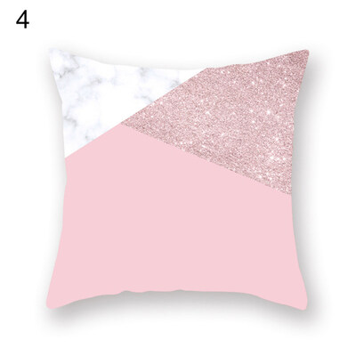 

Color Block Pineapple Pillow Case Cushion Cover Sofa Bed Car Cafe Office Decor