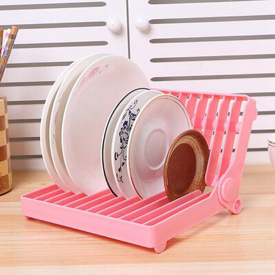 

Plastic Dish Drainer Plates Cups Utensil Cutlery Holder Kitchen Sink Drying Rack