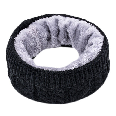 

Gobestart Women Men Solid Winter Warm Collar Knitted Shawl Soft Neck Scarf