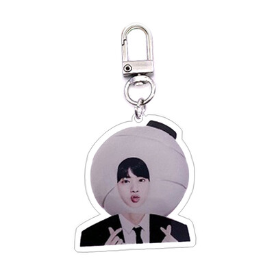 

CAR-TOBBY Kpop BTS Keychain Coated Mini Key chain Cute Gift Keyring Bag Pendant