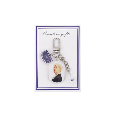 

Kpop BTS EXO BLACKPINK TWICE SEVENTEEN Acrylic Keychain Cute Keyring Charm