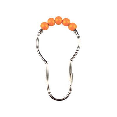 

12Pcslot Stainless Steel Curtain Rings Hooks With Plastic Roller Curtain Rod Clips Curtains Rings Clamps Decorative Accessoires