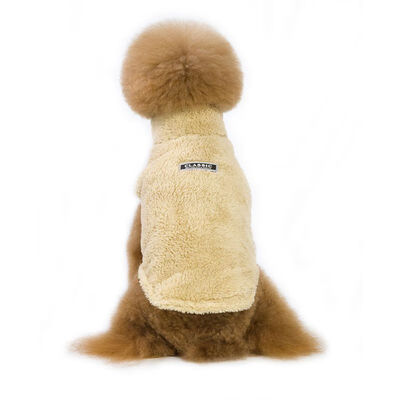 

Puppy Coral Velvet Coat Pet Dogs Solid Warm Coats Costume Clothing with High Collar Winter Warm Dog Coat Jacket