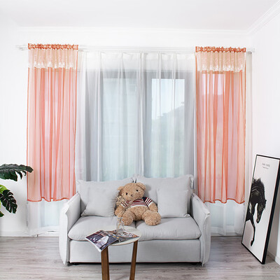 

Toponeto Leaves Sheer Curtain Tulle Window Treatment Voile Drape Valance 1 Panel Fabric