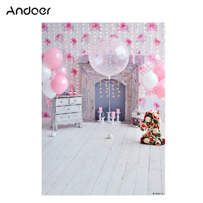 

Andoer 15 21m5 7ft Valentines Day Photography Background Colorful Love Wood Wall Backdrop Photo Studio Pros