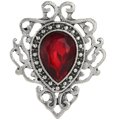 

Water Drop Crystals Brooches Rhinestone Brooch Women Accessories Flower Pins Vintage