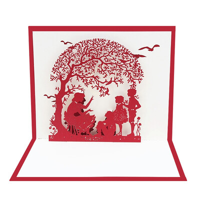 

3D Novelty Pops Up Thanksgiving Cards Flowers Card Anniversary Gifts Cherry Tree Wedding Invitations Cards Greeting Cards