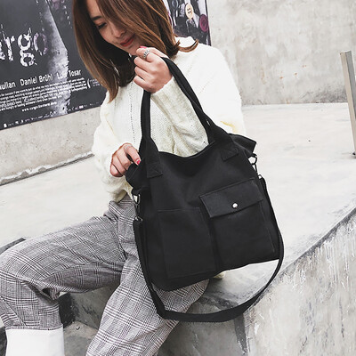 

Gobestart Women Literary Simple Messenger Bag Canvas Bag Shoulder Bag