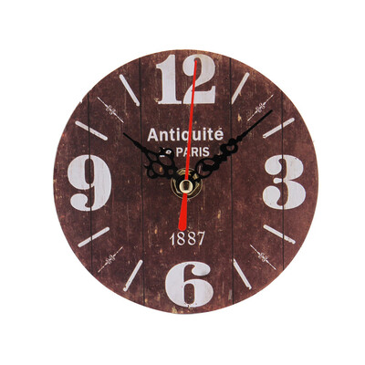 

Gobestart Vintage Style Antique Wood Wall Clock for Home Kitchen Office