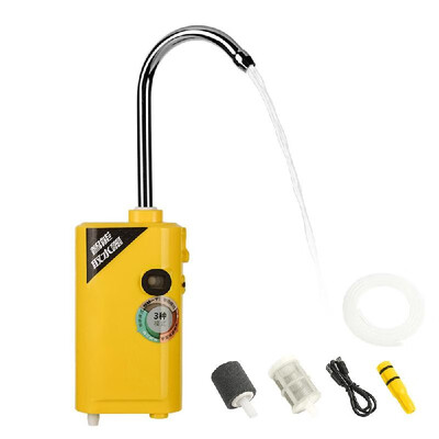

3-IN-1 Automatic Induction Water Pump Fishing Air Bubbler Pump Water Intake Night Fishing Light Rechargeable Fishing Aerator Pump