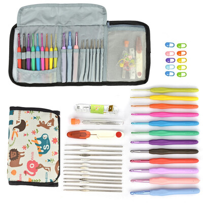 

385063Pcs Cross Stitch Set Sewing Tools DIY Embroidery Handmade Wool DIY Knitting Crochet Folding Bag Sets Weaving Tool