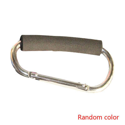 

Sponge D-type Vegetable Picker Carabiner Aluminum Alloy Outdoor Roller Skating Shoe Buckle Random Color