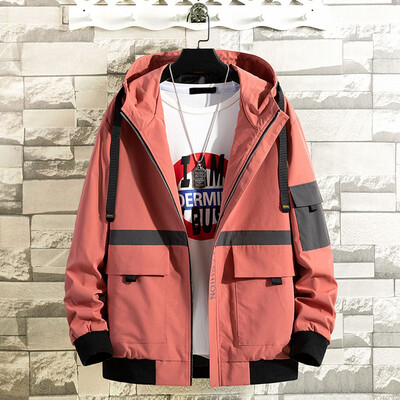 

Toponeto Mens Autumn Winter Long Sleeve Hooded Outwear Tops Blouse Loose Jacket