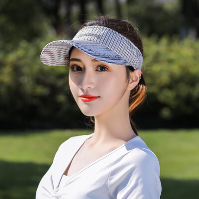 

Children with empty caps go out for summer sunscreen duck tongue sunshade outdoor sports plaid baseball cap