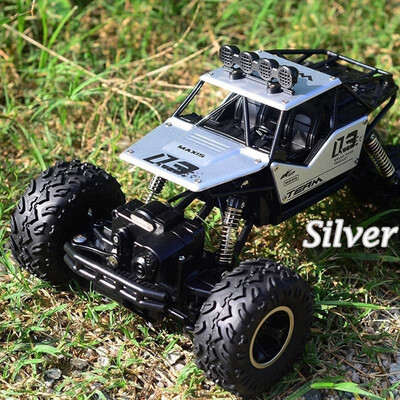 

〖Follure〗118 4WD RC Cars Alloy Speed 24G Radio Control Alloy Off-Road Trucks Toys Gift