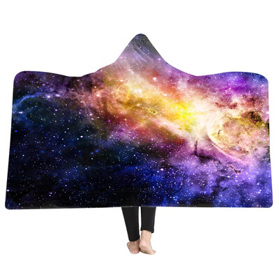 

Toponeto Cartoon 3D Plush Hooded Warm Blanket Dressing Blankets Hooded Blanket