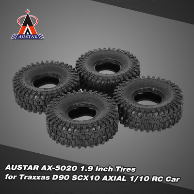 

4Pcs AUSTAR AX-5020 19 Inch 120mm Rock Crawler Tires for 110 Traxxas Redcat