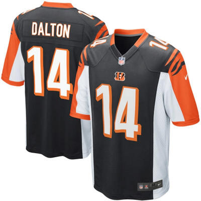 

Youth Football Jersey Cincinnati Bengals Andy Dalton Black Game Jersey