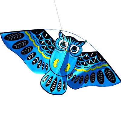 

Siaonvr 3D Owl Kite Ids Toy Fun Outdoor Flying Activity Game Children With Tail BU