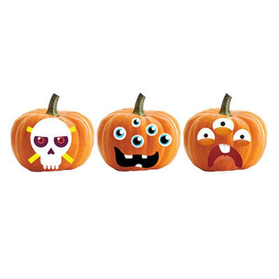 

Halloween Trick or Treat Pumpkin Stickers Decoration Cute Halloween Stickers Funny Decorative Stickers Scrapbooking DIY Craft
