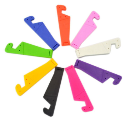 

Universal Foldable Phone Stand Holder For iPhone Samsung Colorful V Shaped Smartphone Tablet PC Desktop Holder Phone Hold