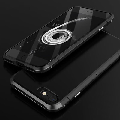 

Luxury Case For iPhone 8 8 Plus Case 360 Full Protection 3 in 1 Aluminum Metal PC Hard Hybrid Slim Back Cover For iPhone 8 Case