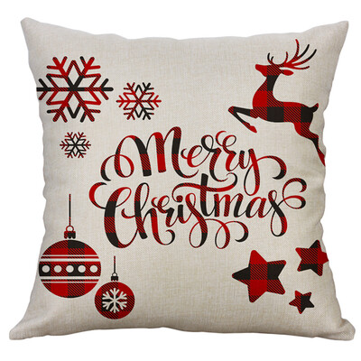 

〖Follure〗Christmas Sofa Bed Home Decor Pillow Case Cushion Cover