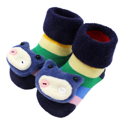 

Baby Cartoon Socksborn Baby Girls Boys Anti-Slip Socks Slipper Shoes Winter Socks