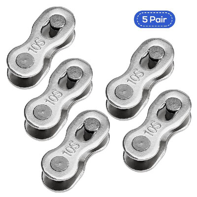 

1 Pair 5 Pair Bike Chain Link Bicycle Chain Repair Tool Bike Missing Link Bike Chain Connector 6-8S 9S 10S 11S