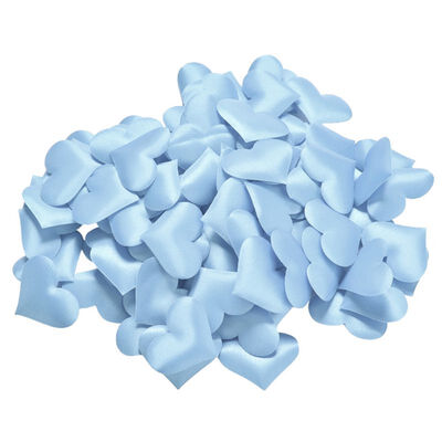 

100pcs Artificial Padded Fabric Love Heart Petals Wedding Party Decorations DIY Scrapbook Gift Box Christmas Decoration Crafts