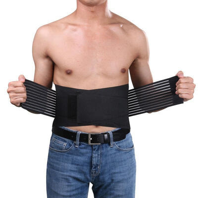 

Fashion Adjustable Breathable Waist Support Protective Belt Brace Band Health