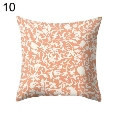 

Fresh Flower Stripe Dot Square Throw Pillow Case Cushion Cover Bedding Articles