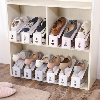 

SN0086 Plain Adjustable Double Shoe Rack